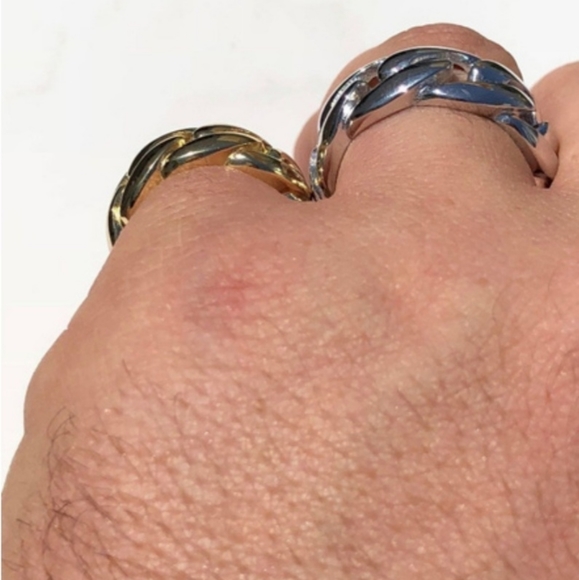 COPY - .925 Sterling Silver Cuban 8mm wide unisex… - Picture 4 of 8